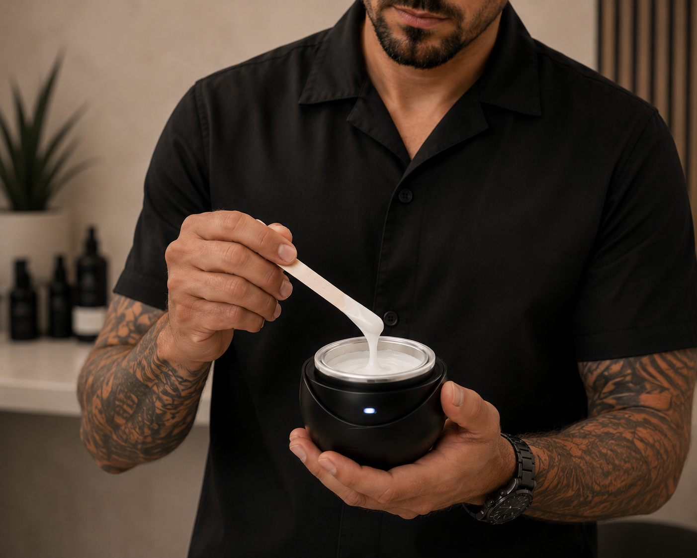 HALO Professional Wax Heater | White & Black