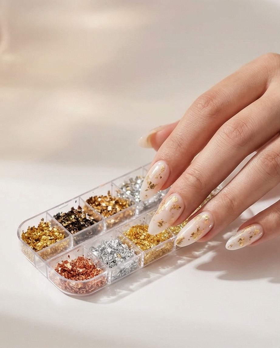 ✨ Luxury Nail Foil Flakes