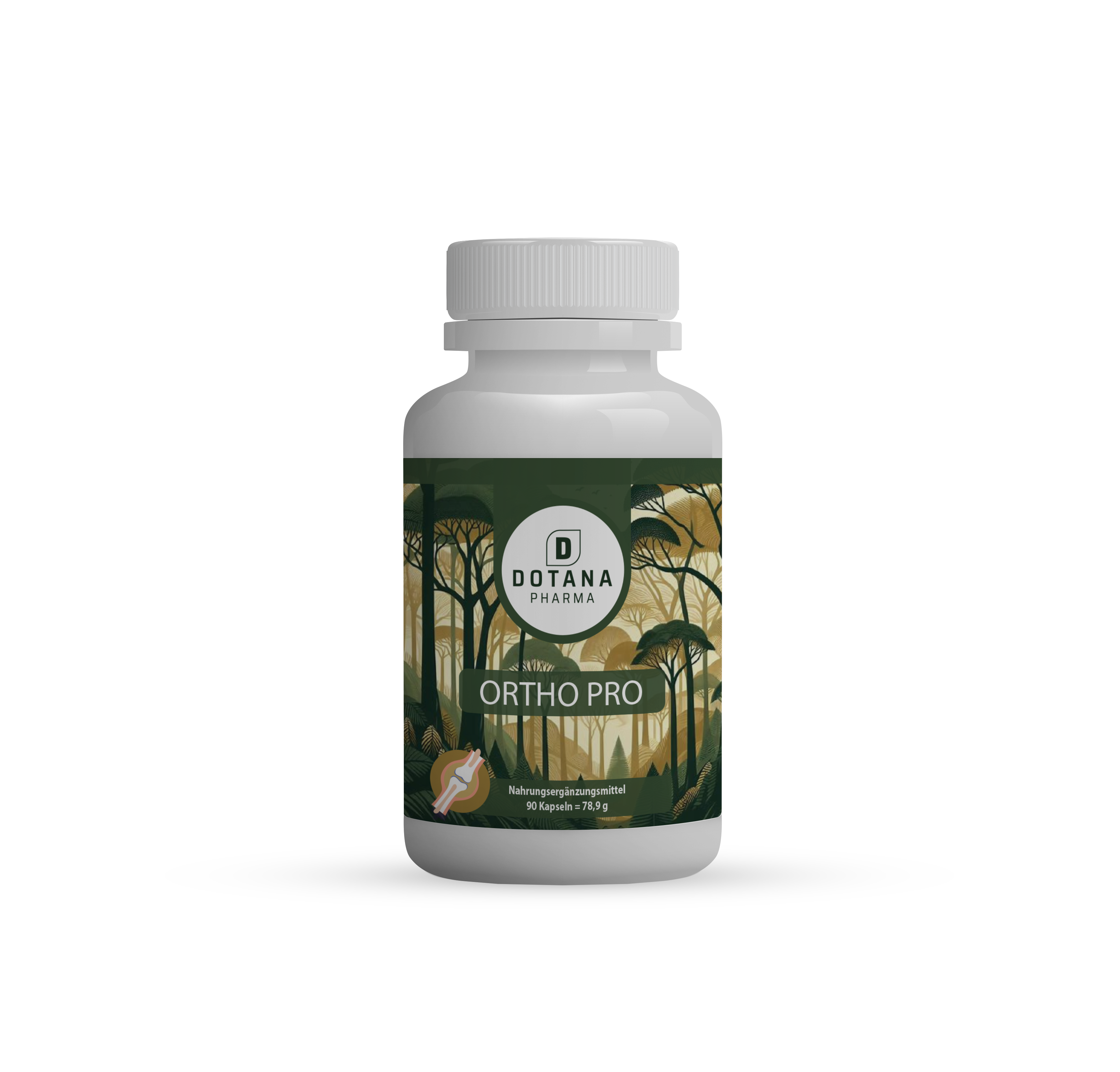 ORTHO PRO Gelenknährstoff-Komplex - 90 Kapseln mit Glucosamin Sulfat 750mg, Chondroitin Sulfat 600mg & MSM 900mg - Made in Germany